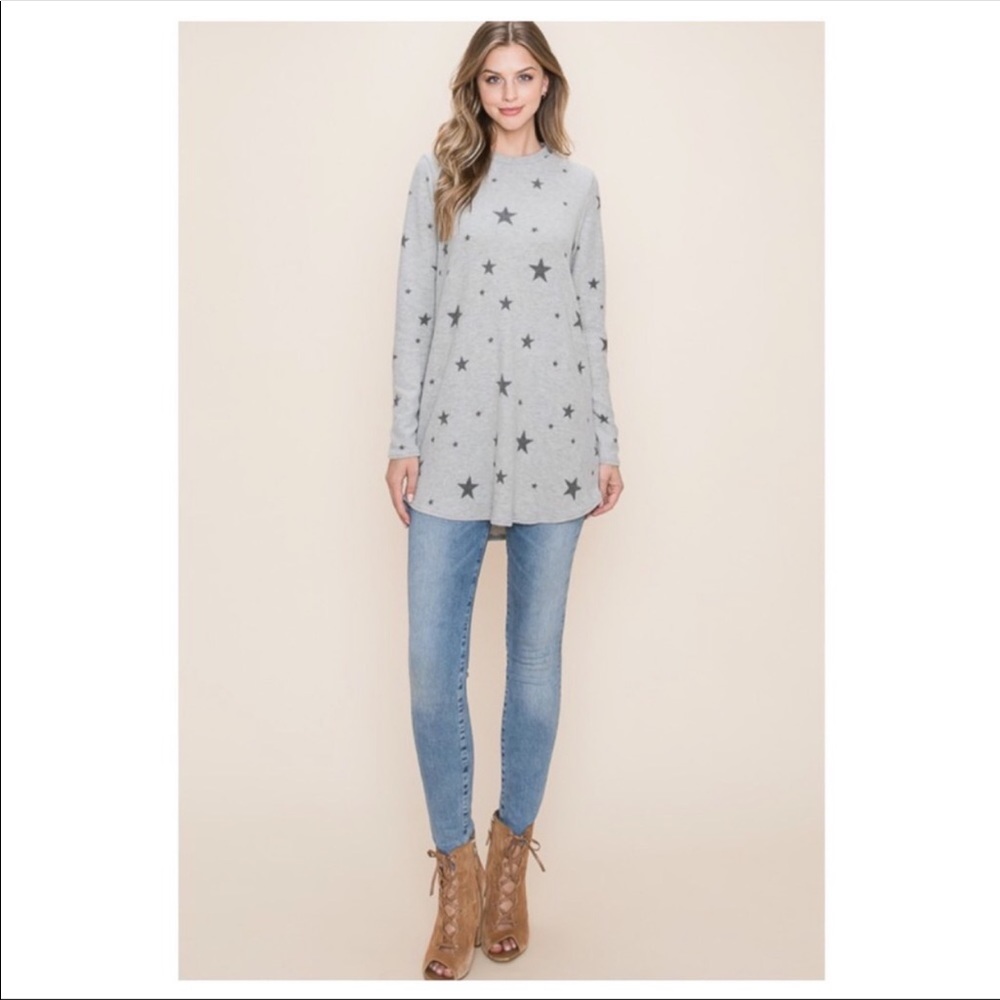Soft Knit Stars Top
